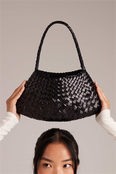 Плетеная кожаная сумка через плечо Rosanna артикул 145951990