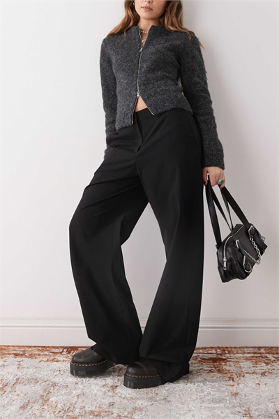 Брюки с широкими брючинами артикул 141664229