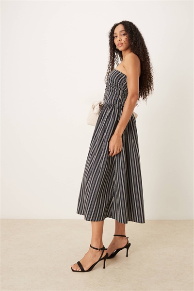 Платье-миди Felicity с синими полосками артикул 148669138