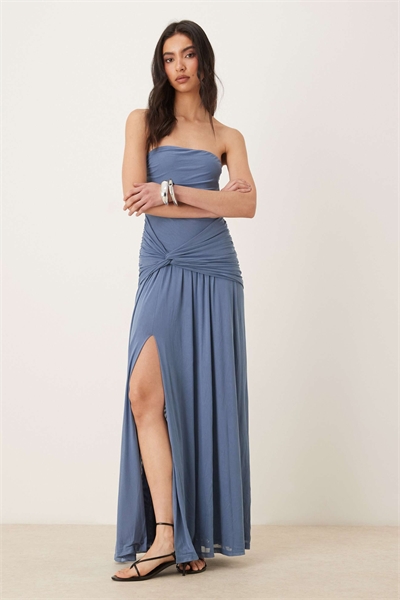 Платье Abbott Kinney с разрезом сбоку цвета «сланец» артикул 152671860