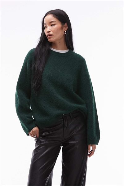 Свободный свитер из сверхмягкой альпаки и шерсти артикул 152632101