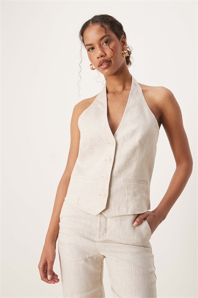 Льняной жилет co-ord артикул 142740059