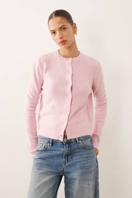 Компактный вязаный кардиган артикул 151860405