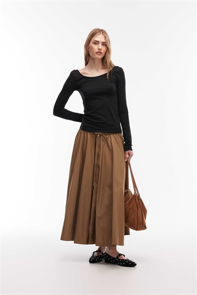 Объемная юбка макси артикул 155057469