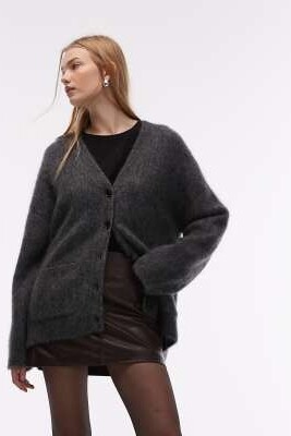 Кардиган из смешанной шерсти артикул 153653719