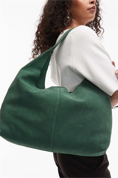 Сумка-тоут из замши артикул 153911877