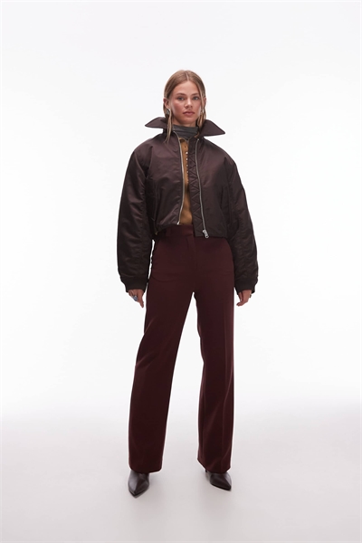 Брюки-клёш с зауженной талией артикул 150204944