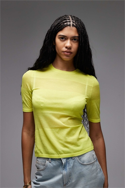 Свитер из мериносовой шерсти с V-образным вырезом и свободным кроем артикул 155250791