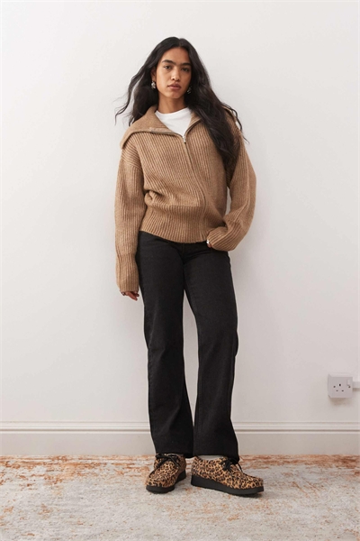 Вязаный кардиган на молнии артикул 143355369