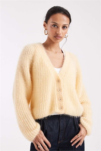 Пушистый кардиган артикул 153811963