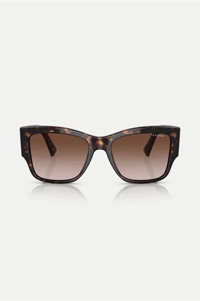 Очки квадратной формы с коричневыми стеклами артикул 136287894