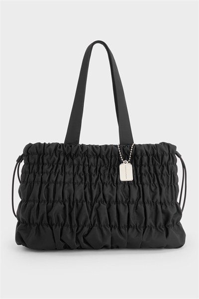 Сумка-тоут из нейлона с рюшами Klio артикул 155741132