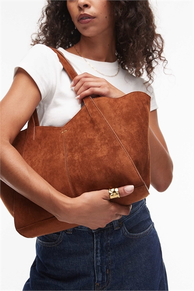 Большая сумка-тоут Kiana из искусственной замши артикул 147197763