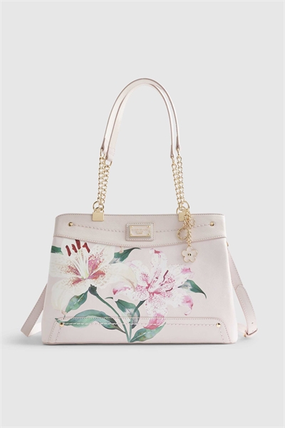 Сумка-тоут с ручкой в виде цветочной гирлянды из лилий артикул 156194465