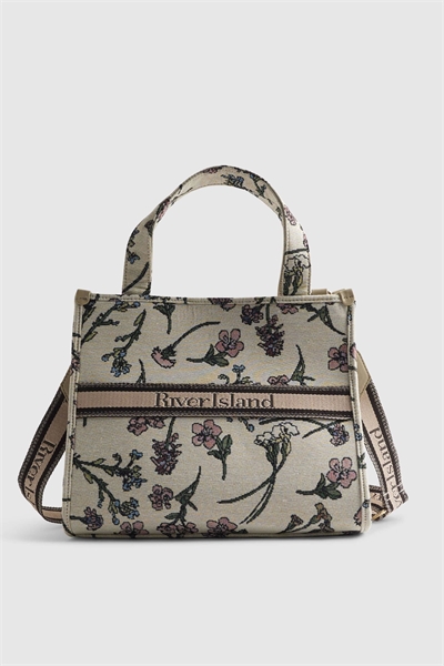 Сумка-тоут с цветочным жаккардовым узором артикул 156194643