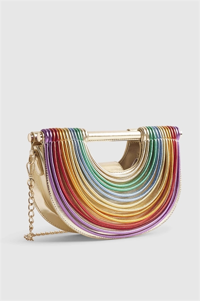 Сумка-клатч в виде радужной трубки артикул 156044373