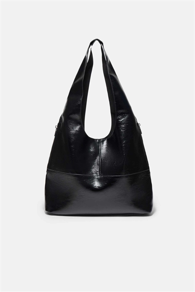 Сумка через плечо с мягкой поверхностью и молниями артикул 155721653