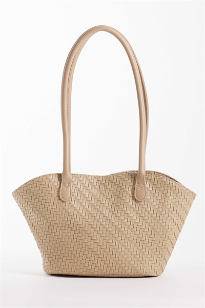 Небольшая тканая сумка с изогнутыми боками артикул 152832954