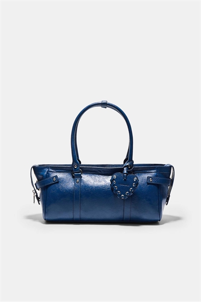 Сумка через плечо с декором в виде сердца артикул 155663748