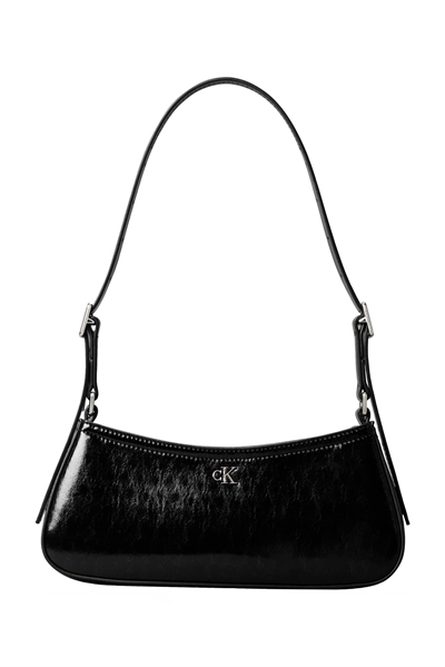 Небольшая сумочка через плечо с металлическим логотипом артикул 151415472