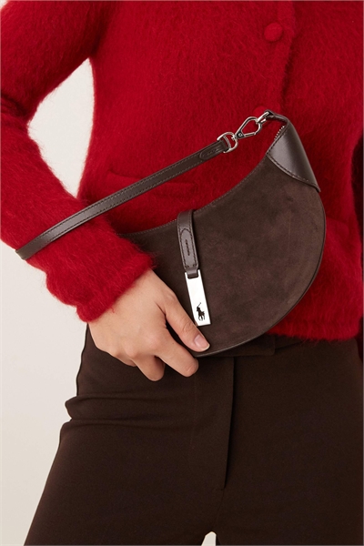 Сумка из замши через плечо артикул 148888944