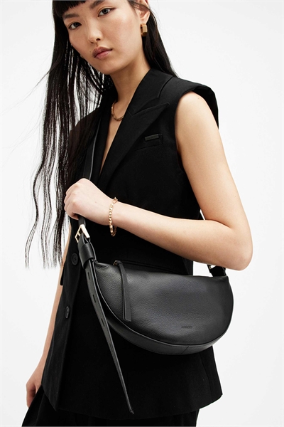 Кожаная сумка через плечо «Half Moon» артикул 138037794