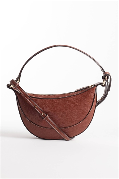 Классическая сумка через плечо в форме полумесяца артикул 154312466