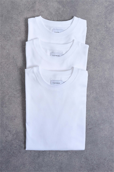 Набор из 3 футболок классического кроя артикул 142324830