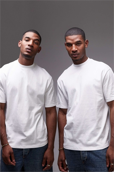 Набор из 2 футболок свободного кроя артикул 132496198