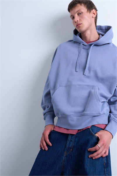 Толстовка свободного кроя из плотной ткани артикул 144908032
