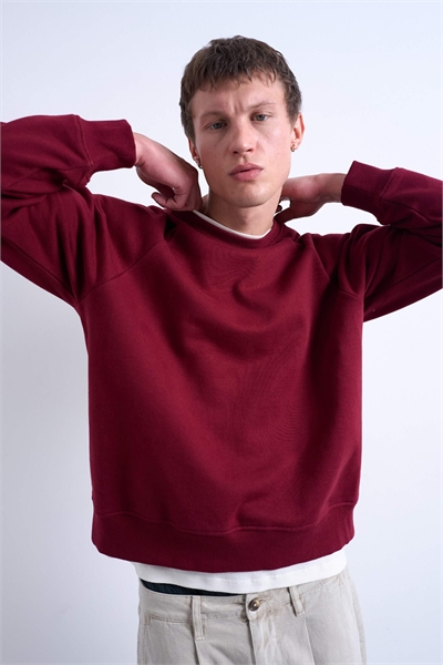 Толстовка с рагланными рукавами и прямого кроя артикул 147473817