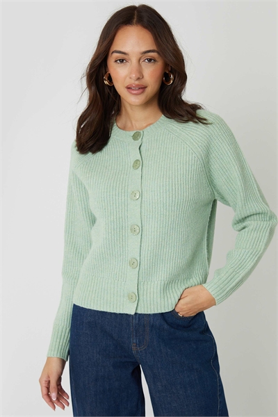 Кардиган из толстой вязки на пуговицах артикул 155550669