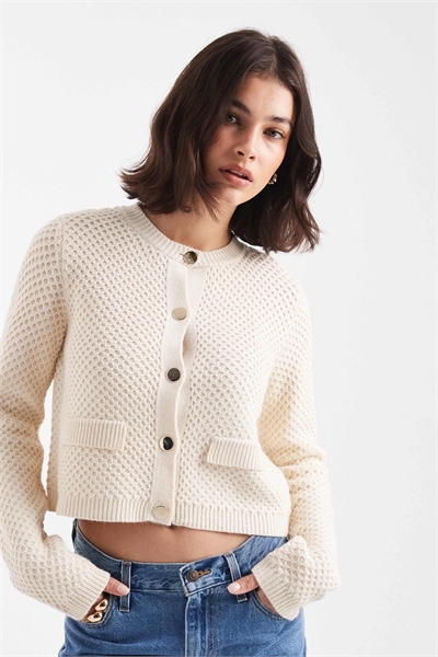 Вязаный кардиган артикул 150596354