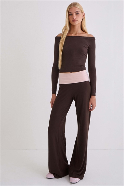 Брюки с контрастными вставками Coreta артикул 154275789