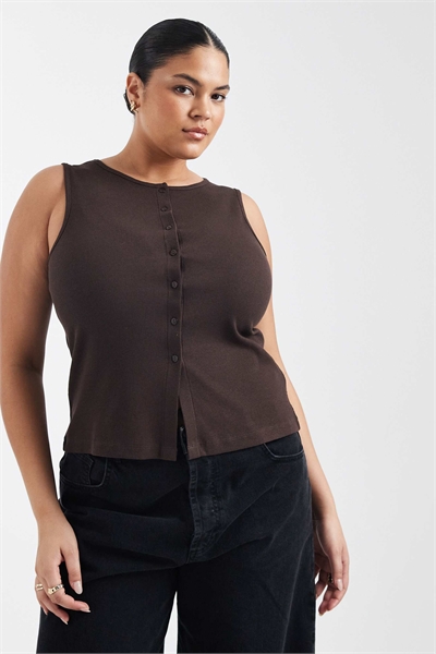 Жилет Brave Soul Curve на пуговицах артикул 152122592