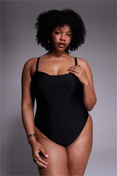 ASOS DESIGN Curve Revenge — купальник с скрытыми косточками, моделирующий фигуру артикул 152901142