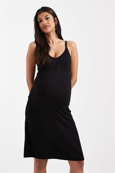 Ночная рубашка с бретелями-топ-кроем и двумя функциями для кормления от Mamalicious Maternity артикул 152233445