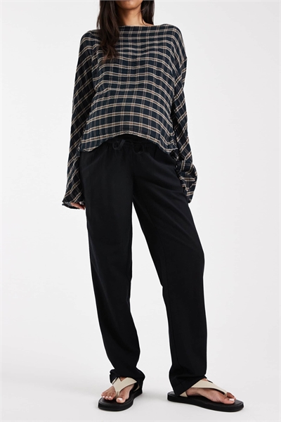 Брюки с завязкой на талии из ткани с эффектом льна от Mamalicious Maternity артикул 153079963