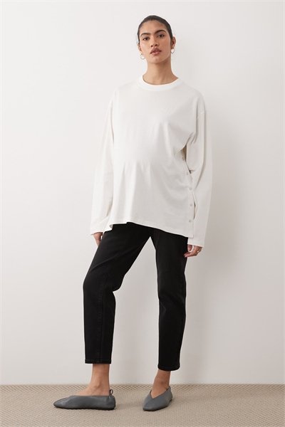 Джинсы «mom» с высокой талией артикул 152860633