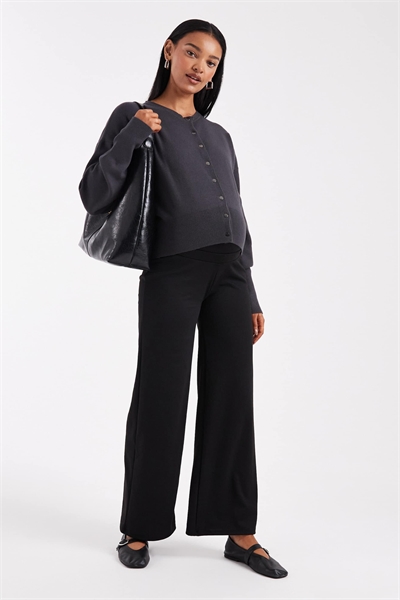 Брюки из джерси с широкими брючинами артикул 148251533