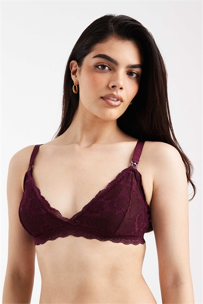 Мягкий кружевной бюстгальтер для кормления от Mamalicious Maternity артикул 151747762