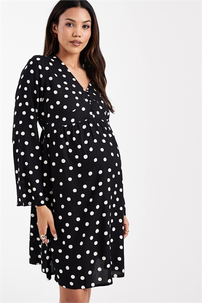 Мини-платье для беременных от Mamalicious с застежкой на пуговицах, удобное для кормления артикул 151747759