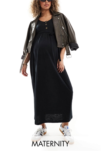 Макси-сарафан с пуговицами для кормления от Mamalicious Maternity 2 артикул 134315514