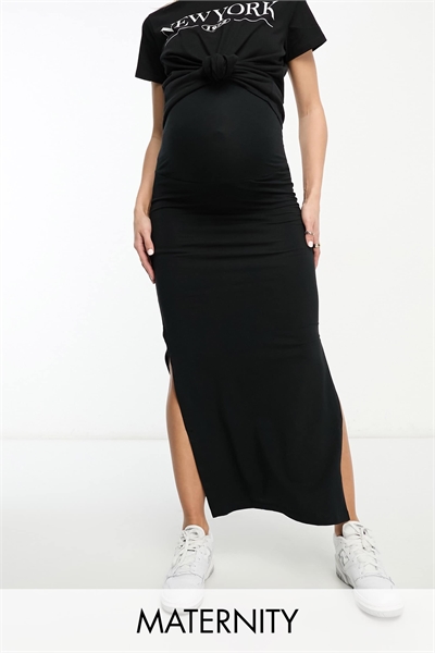 Длинная юбка из джерси для беременных от Mamalicious артикул 128939452