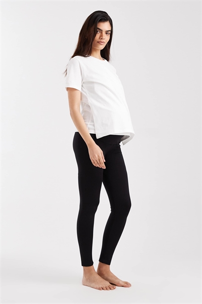 Бесшовные спортивные леггинсы для беременных Mamalicious с отворачивающимся поясом для периода после родов артикул 147701802