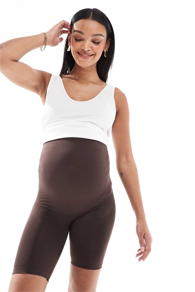 Бесшовные шорты для беременных Mamalicious артикул 140396016