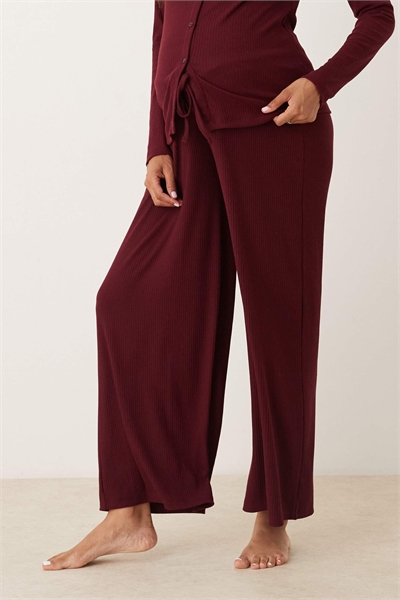 ASOS DESIGN: Брюки для беременных из трикотажа с широкими штанинами, подходящие для создания различных образов артикул 147012639