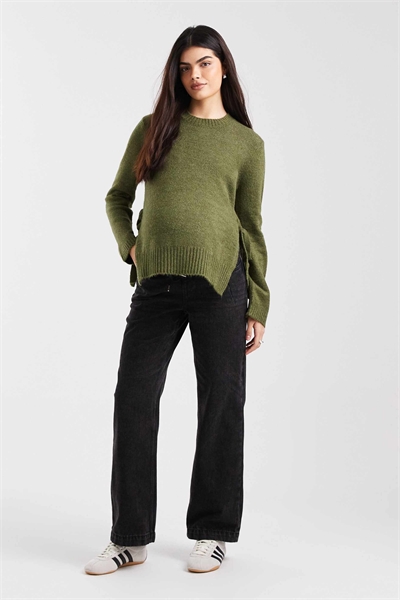 Mamalicious Maternity: джинсы с широкими брючинами и регулируемой талией для беременных артикул 149855394