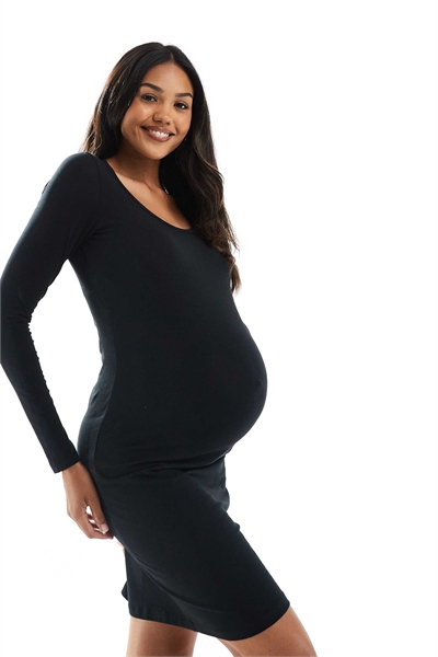 Мини-платье с длинными рукавами из джерси от Mamalicious Maternity артикул 148194615