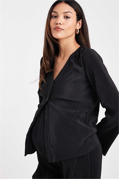 Топ с открытым животом и плиссировкой от Mamalicious Maternity co-ord артикул 149855395